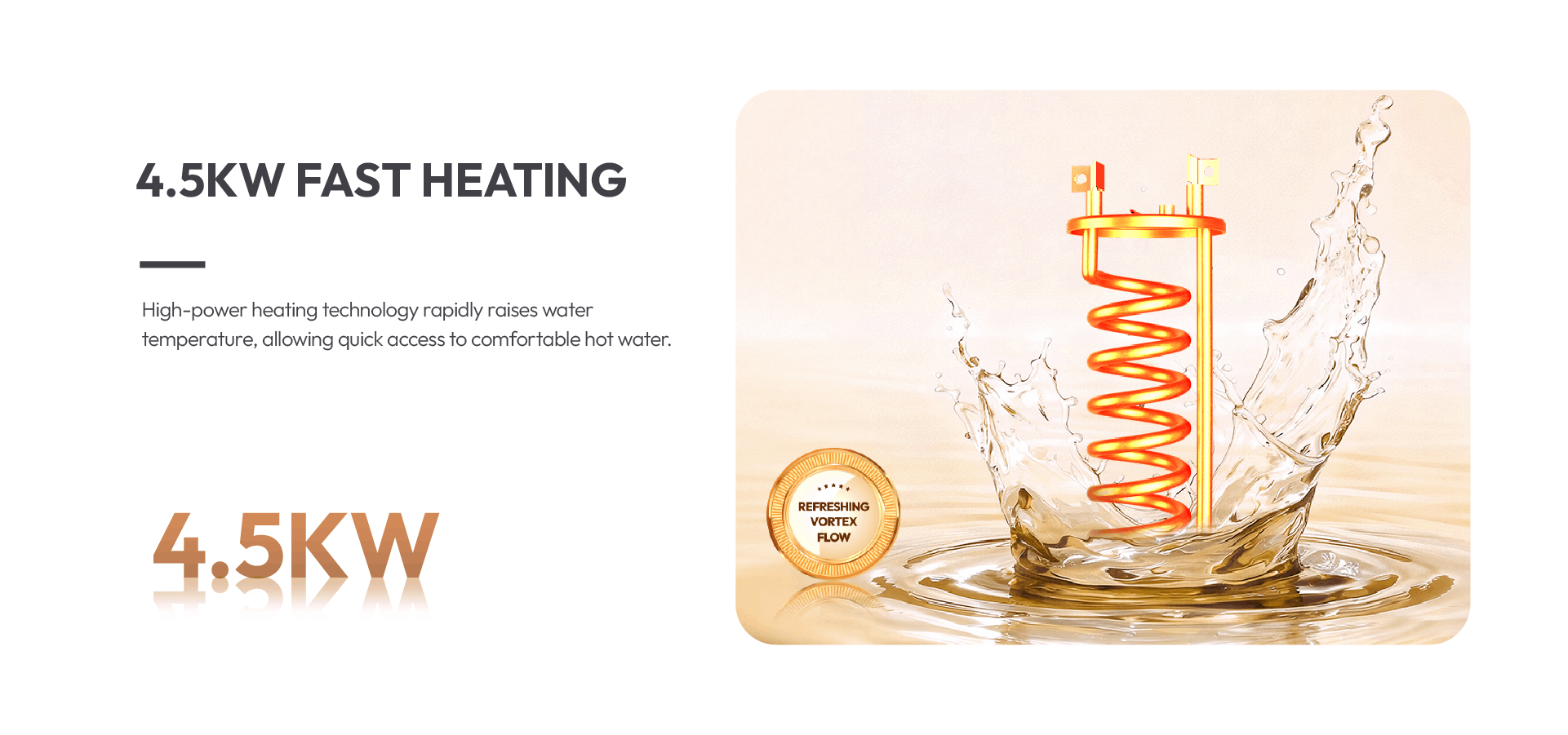 Quick Series 4.5kw rated high power