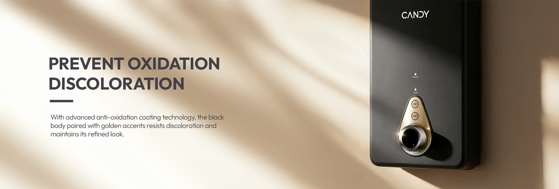 Quick Series has anti oxidation prevent oxidation discoloration